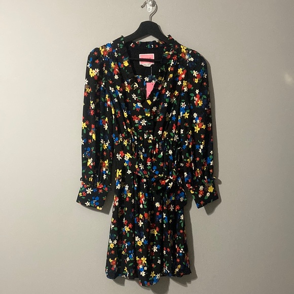 NWT Kate Spade floral long sleeve dress - Picture 2 of 7
